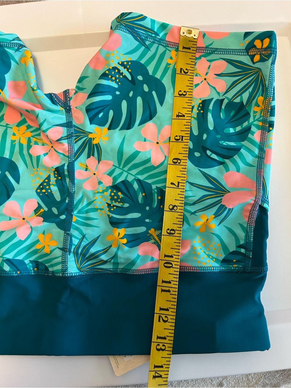 Body Glove SET Splash Shorts and Equalizer Bra Flor Nove/Sea Mist Size L NWT - Picture 9 of 14
